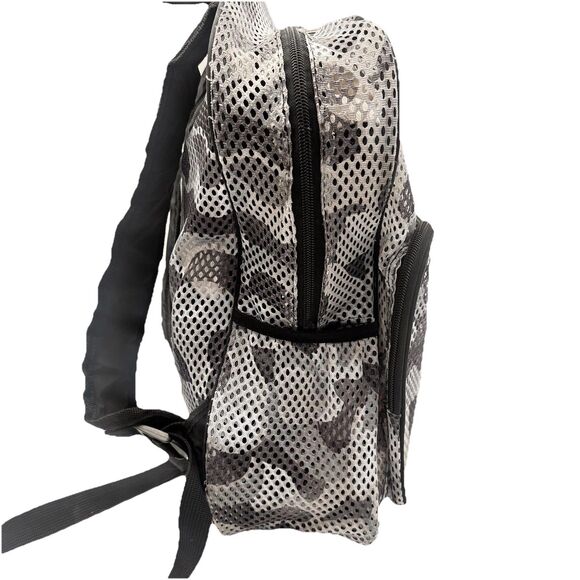 adidas and eastport lot of 2 backpacks Gray Black White - Picture 12 of 16